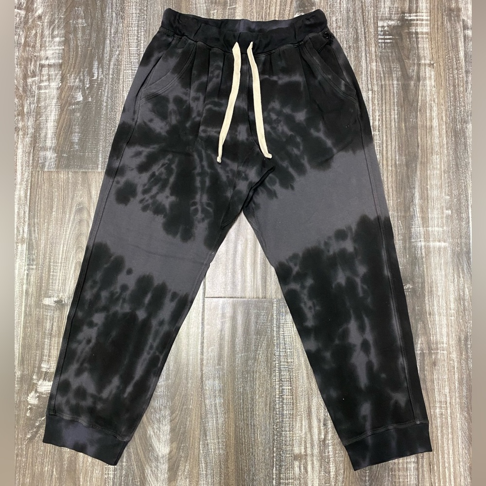 NWT ELECTRIC & ROSE Black/Grey Tie-Dye Jogger